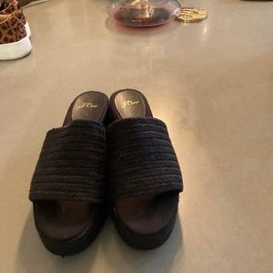 Black JCrew slides